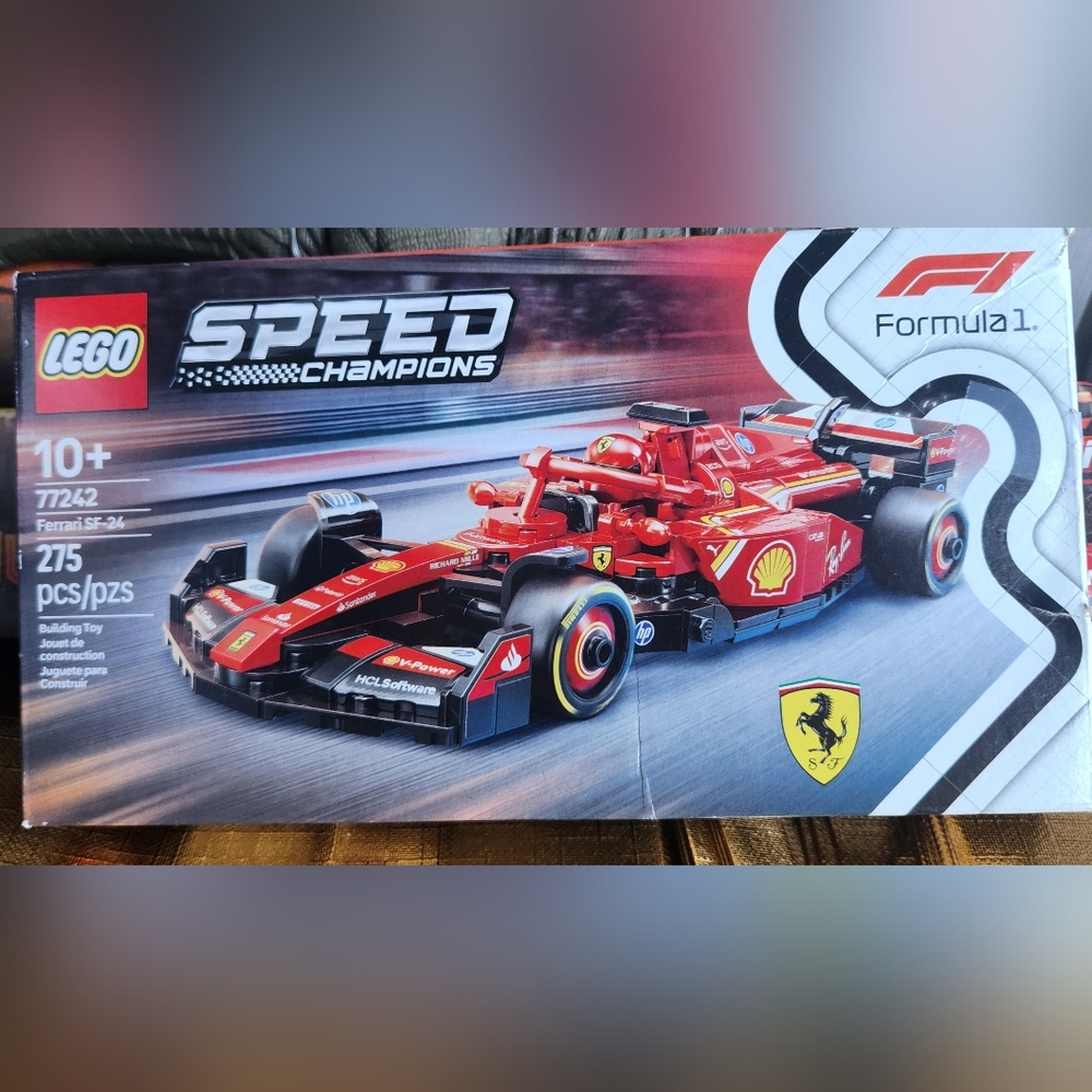 Lego Speed Champions Red Racing Car Set
